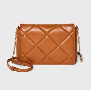 A New Day Crossbody - Cognac Brown